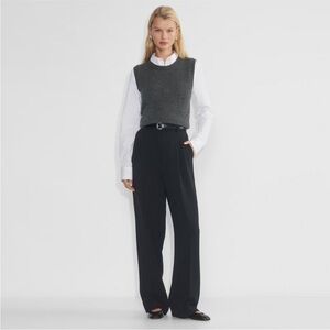Aritzia Black Wide Leg Pants